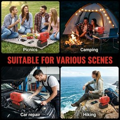 220V Portable Power Inverter for Milwaukee 18V Battery,AC & USB Output，promotion