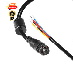 4-Pin Power Cable for Simrad NSE, NSS EVO1, EVO2, EVO3, Black, White, Green