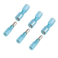 200PCS Heat Shrink Spade Connectors Kit 22-10 AWG Female Male Spade Terminlas