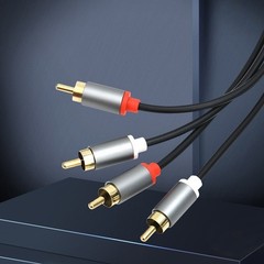 2Rca To 2 Rca Male To Male Audio Cable Amplifier 1M 2M 3M For Theater DVD TV CD