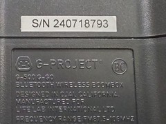 G-Project G-500 G-GO Bluetooth Wireless Boombox Speaker AUX USB-C Tested Works