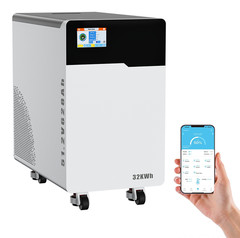 32.15kWh 48V 628AH LiFePO4 Battery Vertical Standing Backup Solar