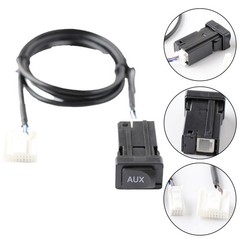 20Pin Auxiliary Stereo Adaptor for Toyota Cars 2007 2009 with AUX Cable