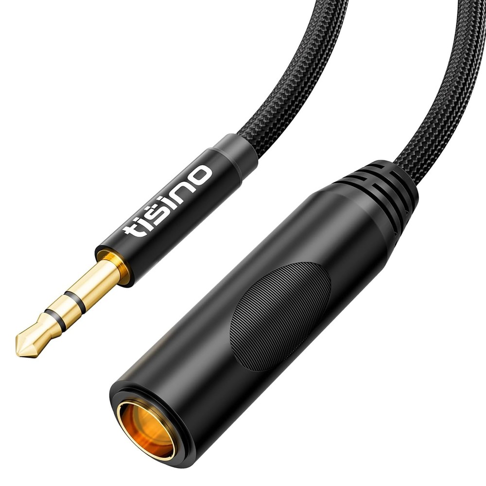 1/4 to 3.5mm Stereo Audio Adapter 1/4″ Female to 1/8″ Male 1ft Long Stereo
