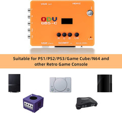 ODV-GBS-C Component Vga/Scart to VGA/HDMI Scan Converter for Retro Gaming Consol