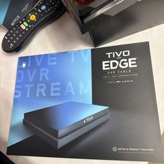 TiVo Edge Live TV / DVR / Streaming Player for Cable, 6 Tuners, 2TB Storage-READ