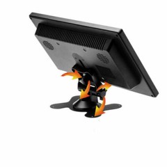 1080P 10.1″ LCD CCTV Monitor PC Screen AV RCA VGA HDMI Display Video US Plug