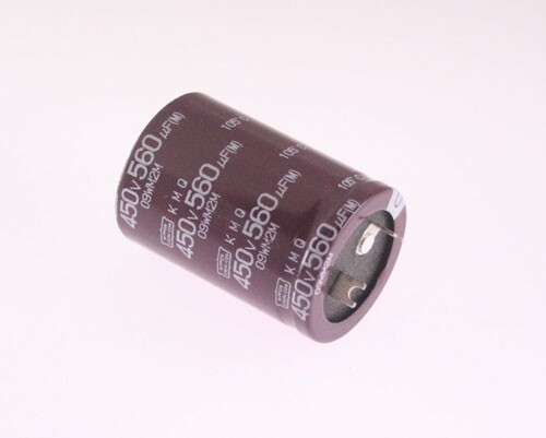 (8pcs) 560uF 450V DC Snap Mount Electrolytic Capacitor 450VDC 105C 35x50mm