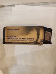 FosPower FOSPWB2376 Emergency Solar Crank Portable NOAA Weather Radio -…