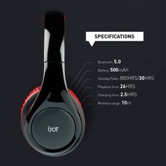 ISO Bluetooth 5.0 Wireless Over Ear Foldable Stereo Headphones with 30 Hours …
