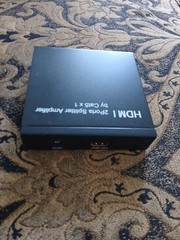 A-NeuVideo ANI-0102HC HDMI 2 port Used Splitter Amplifier by Cat5 (78-186-10)