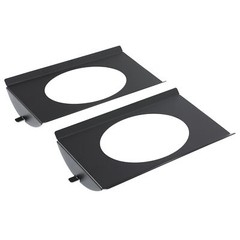 Behind Seat Cab Corner 6″×9″ Speaker Mounting Brackets Pair FOR 73-87 Chevy C10