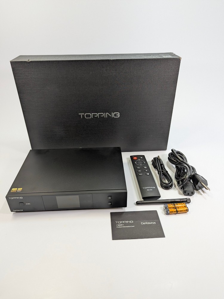 TOPPING Centaurus R2R Balanced Desktop USB DAC Resistor Ladder With Holo Audio