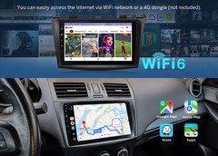 For 2010-2013 Mazda3 M3BLX7S 6+64G Android 14 Radio Car Stereo GPS CarPlay Video