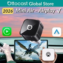 Ottocast 3in1 Wireless CarPlay &Android Auto Adapter AirPlay Mirroring Plug Play