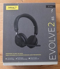 Brand New Jabra Evolve2 UC 65 Wireless Headset Black In Box