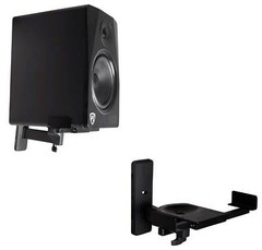 Pair Wall Mount Swivel Brackets For Klipsch R-15M Bookshelf Speakers