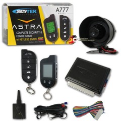 Scytek Astra A777 Car Pager Alarm System With Keyless Entry + LCD 2-way Remote