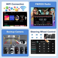 For GMC Acadia 2013-2017 Fit For Carplay Android 14 Car Radio Stereo Navi