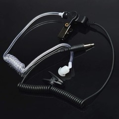 Receiver/Listen ONLY Surveillance 3.5mm Headset Earpiece with Clear Acoustic …