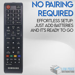 New Samsung Smart TV Remote Control BN59-01268E Works for ALL Samsung Smart TVs!