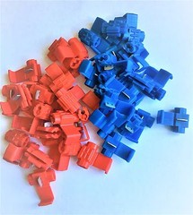 U.S.A. Wire Quick Splice Connector – 50/Blue, -50/Red