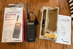 Radio Shack PRO-89 Handheld Race Scanner VHF/UHF/Air/800MHz 200 Ch in Box