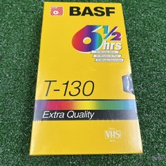 BASF VHS Video Tape Blank 6-1/2 Hours Extra Quality T-130 New Sealed