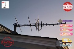 Heavy Duty Yagi Outdoor TV Antenna 300 Mile for All-Weather Performance