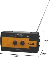 FosPower Emergency Weather Radio (Model A3) NOAA/AM/FM with 14800mWh Model A3