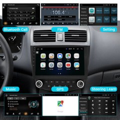 FOR HONDA ACCORD 2003-2007 ANDROID AUTO APPLE CARPLAY CAR STEREO GPS NAVI RADIO