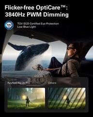 RayNeo Air 3s Pro AR/XR Glasses -201” 1200 Nits 120Hz HueView 2.0 Video Display