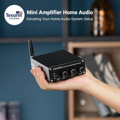 BT20A Bluetooth Stereo Amplifier, 2 Channel Home Audio Component Amplifiers for
