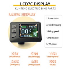 E-bike KT Controller 30A-50A LCD5 LCD8H LCD7C Display Sine Wave Controller Kit