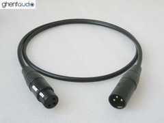 A03 (0.5m 1.5ft)—Single Balanced XLR(m/f) 3Pin Canare L-4E6S Audio/Micro Cable