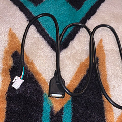 Standard Car Stereo USB Extension Adapter Cable USB-A Female to 4-Pin 5-Pin