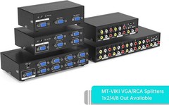 RCA Audio/Video Splitter 1 In 4 Out – Simplifies Your Home Entertainment Setup