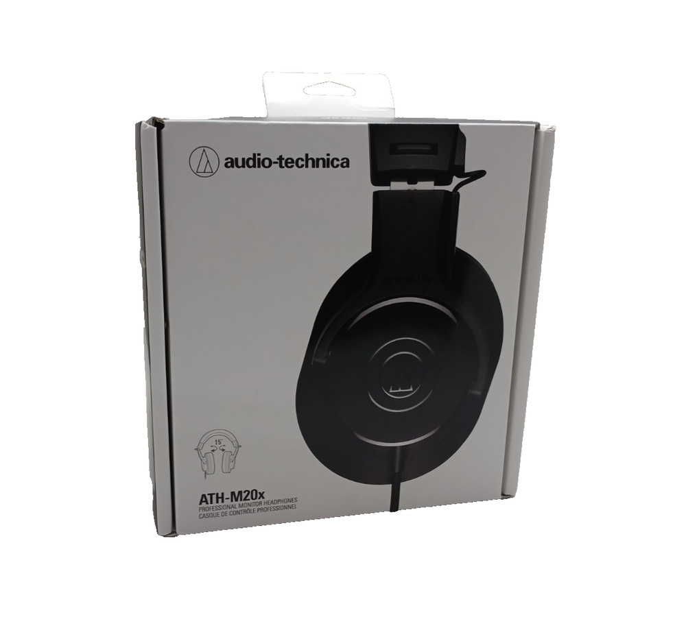 Audio-Technica ATH-M20x Professional Over-Ear Headphones Black Wired