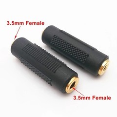 3.5mm Female to Female Audio Jack Coupler Stereo Adapter Extension for AUX MP3