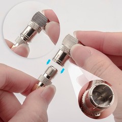 90 Degree Right Angle F Female to Male Connector Coax Adapter TV F-Type M/F Lot
