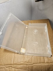 Vintage Lot of 54 Clear Plastic Clamshell VHS Cases Video Rental Cases