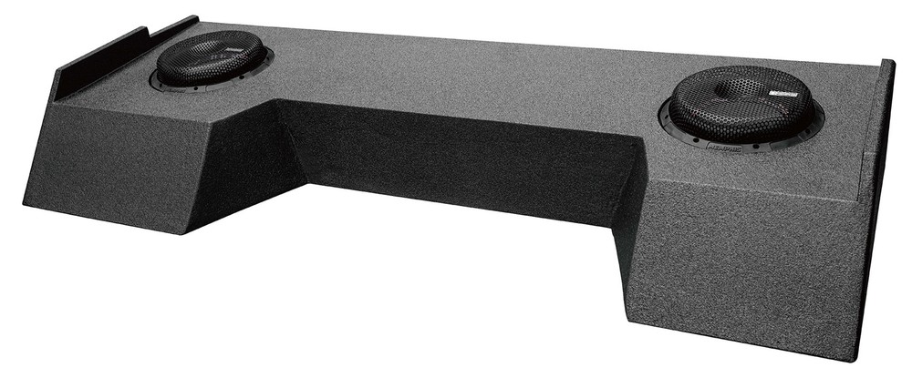 Memphis Audio MJME19RAM8D1 V2 Dual 8″ Subs+Enclosure Fits 2019 & Up RAM Crew Cab