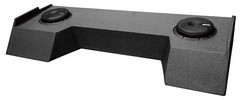 Memphis Audio MJME19RAM8D1 V2 Dual 8″ Subs+Enclosure Fits 2019 & Up RAM Crew Cab