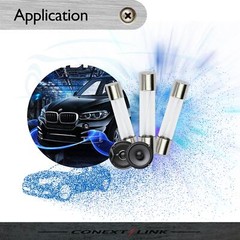 25pcs 10A Amp Quartz Glass Tube AGC Fuse Nickel Auto Car Fast Quick Below 6*30mm