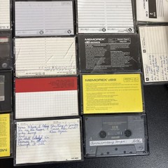36 Cassette Tape Lot Sold As Blanks TDK Maxell Sony Fuji Scotch Reusable