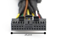 Xtenzi 24Pin AV RCA Harness Compatible with Pioneer CDP1803 indash Nav Radio new