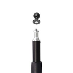 Convert 1/4″-20 Camera Tripod Mount Bolt to 25mm/1″ Swivel Ball (Ram Adapter)