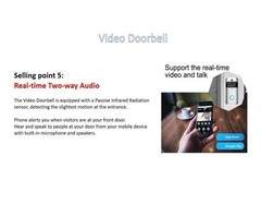Wireless WiFi Video Doorbell Smart Phone Door Ring Intercom Security Camera Bell