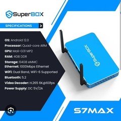 New 2026 SUPERBOX S7 Max – Lifetime Access-Authorized Seller – Fast Free Ship