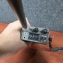 Icom IC-2AT Vintage Handheld Transceiver w/ IC-BP4 Battery Pack Adapter & Box